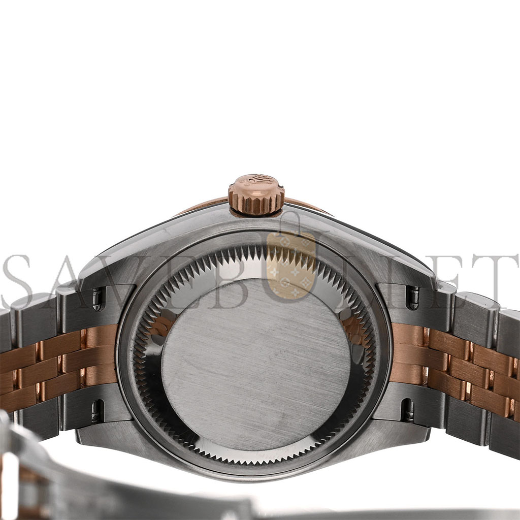 ROLEX STAINLESS STEEL 18K EVEROSE GOLD 28MM OYSTER PERPETUAL DATEJUST WATCH WHITE ROMAN 279171 ROLEX STAINLESS STEEL 18K EVEROSE GOLD 28MM OYSTER PERPETUAL DATEJUST WATCH WHITE ROMAN 279171