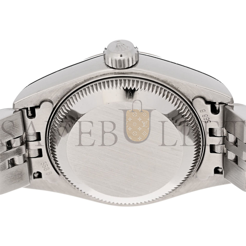 ROLEX STAINLESS STEEL 18K WHITE GOLD DIAMOND MOTHER OF PEARL 26MM OYSTER PERPETUAL DATEJUST WATCH 79174 ROLEX STAINLESS STEEL 18K WHITE GOLD DIAMOND MOTHER OF PEARL 26MM OYSTER PERPETUAL DATEJUST WATCH 79174