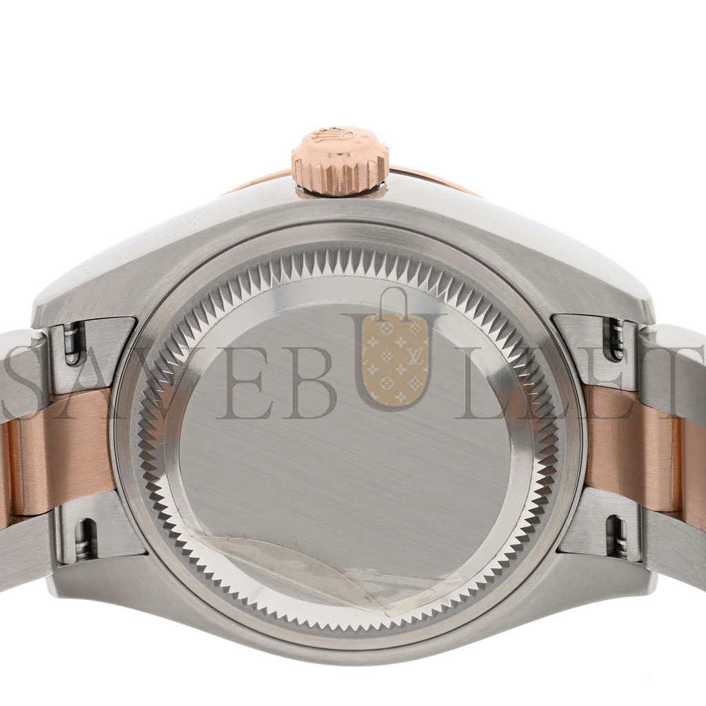 ROLEX STAINLESS STEEL 18K EVEROSE GOLD DIAMOND MOTHER OF PEARL 28MM OYSTER PERPETUAL DATEJUST WATCH 279171 ROLEX STAINLESS STEEL 18K EVEROSE GOLD DIAMOND MOTHER OF PEARL 28MM OYSTER PERPETUAL DATEJUST WATCH 279171