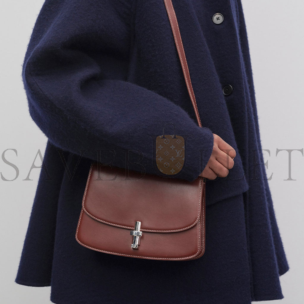 THE ROW SOFIA 8.75 SHOULDER BAG IN LEATHER CHERRY WOOD W1603L60CHYWD (22*15*9cm) THE ROW SOFIA 8.75 SHOULDER BAG IN LEATHER CHERRY WOOD W1603L60CHYWD (22*15*9cm)