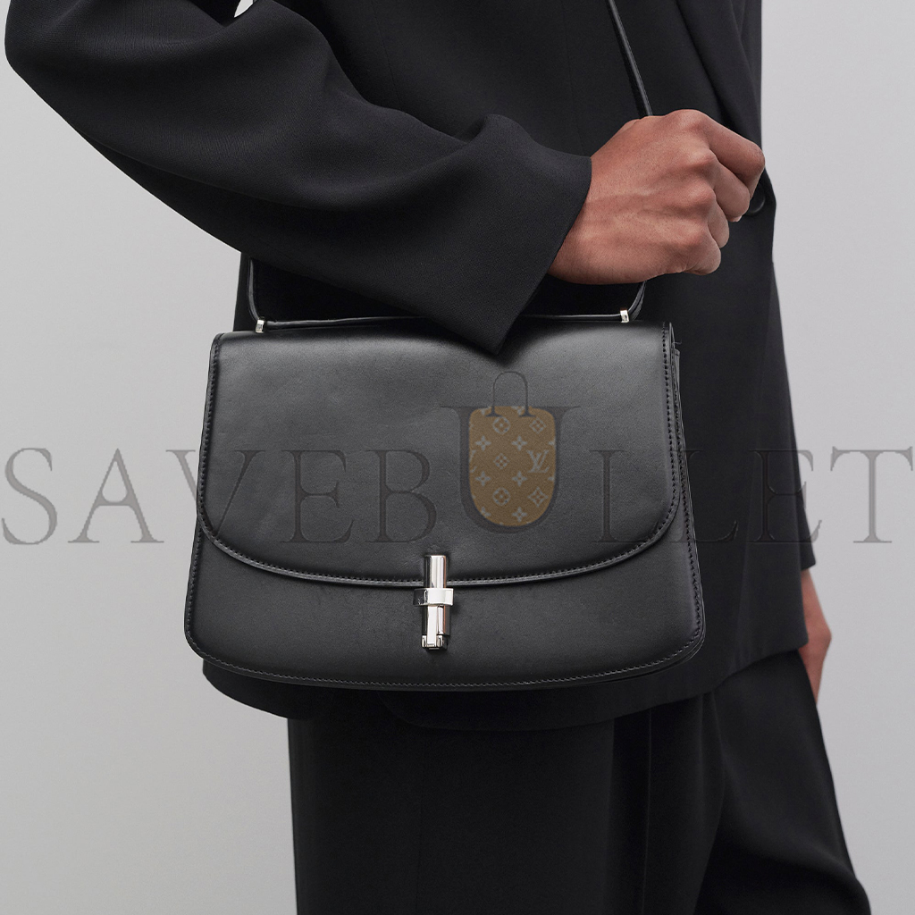 THE ROW SOFIA 10.00 SHOULDER BAG IN LEATHER BLACK W1570L60BLPL (25*18*8cm) THE ROW SOFIA 10.00 SHOULDER BAG IN LEATHER BLACK W1570L60BLPL (25*18*8cm)