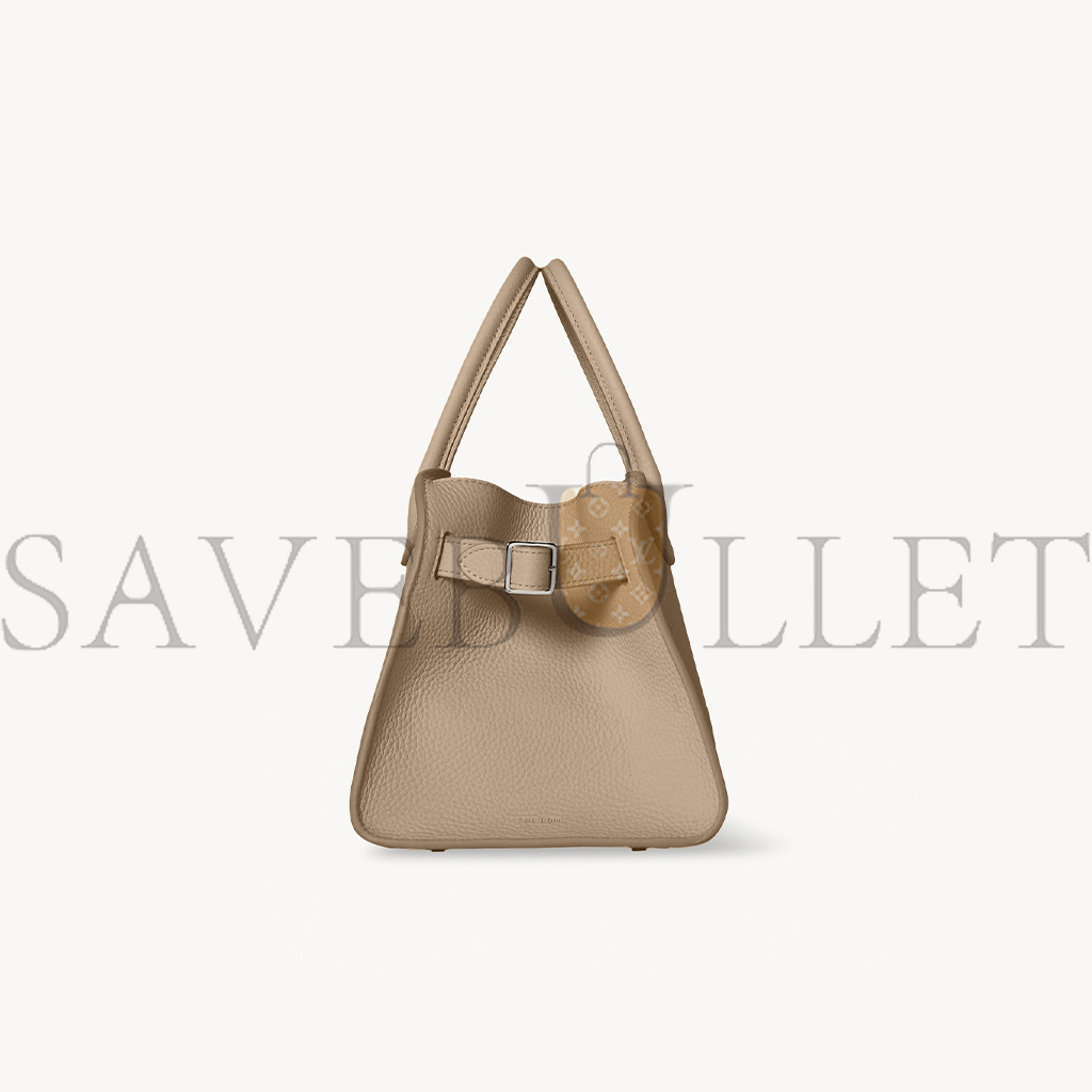 THE ROW SOFT MARGAUX 10 BAG IN LEATHER DARK TAUPE W1190L133DTPL (25*18*19cm) THE ROW SOFT MARGAUX 10 BAG IN LEATHER DARK TAUPE W1190L133DTPL (25*18*19cm)