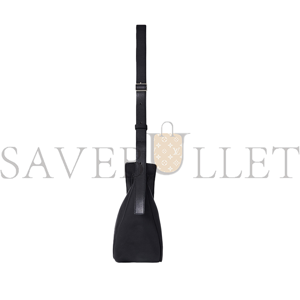 THE ROW SMALL SLOUCHY BANANA BAG IN LEATHER BLACK W1197L52BLPL (35*18*12cm) THE ROW SMALL SLOUCHY BANANA BAG IN LEATHER BLACK W1197L52BLPL (35*18*12cm)