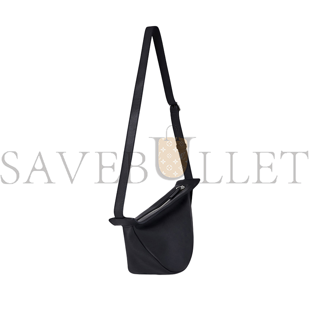 THE ROW SMALL SLOUCHY BANANA BAG IN LEATHER BLACK W1197L52BLPL (35*18*12cm) THE ROW SMALL SLOUCHY BANANA BAG IN LEATHER BLACK W1197L52BLPL (35*18*12cm)