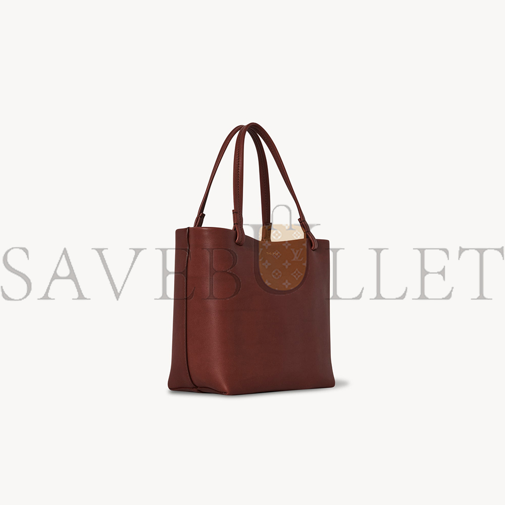 THE ROW SMALL PARK TOTE BAG IN LEATHER COGNAC W1199L72CGSG (29*18*10cm)