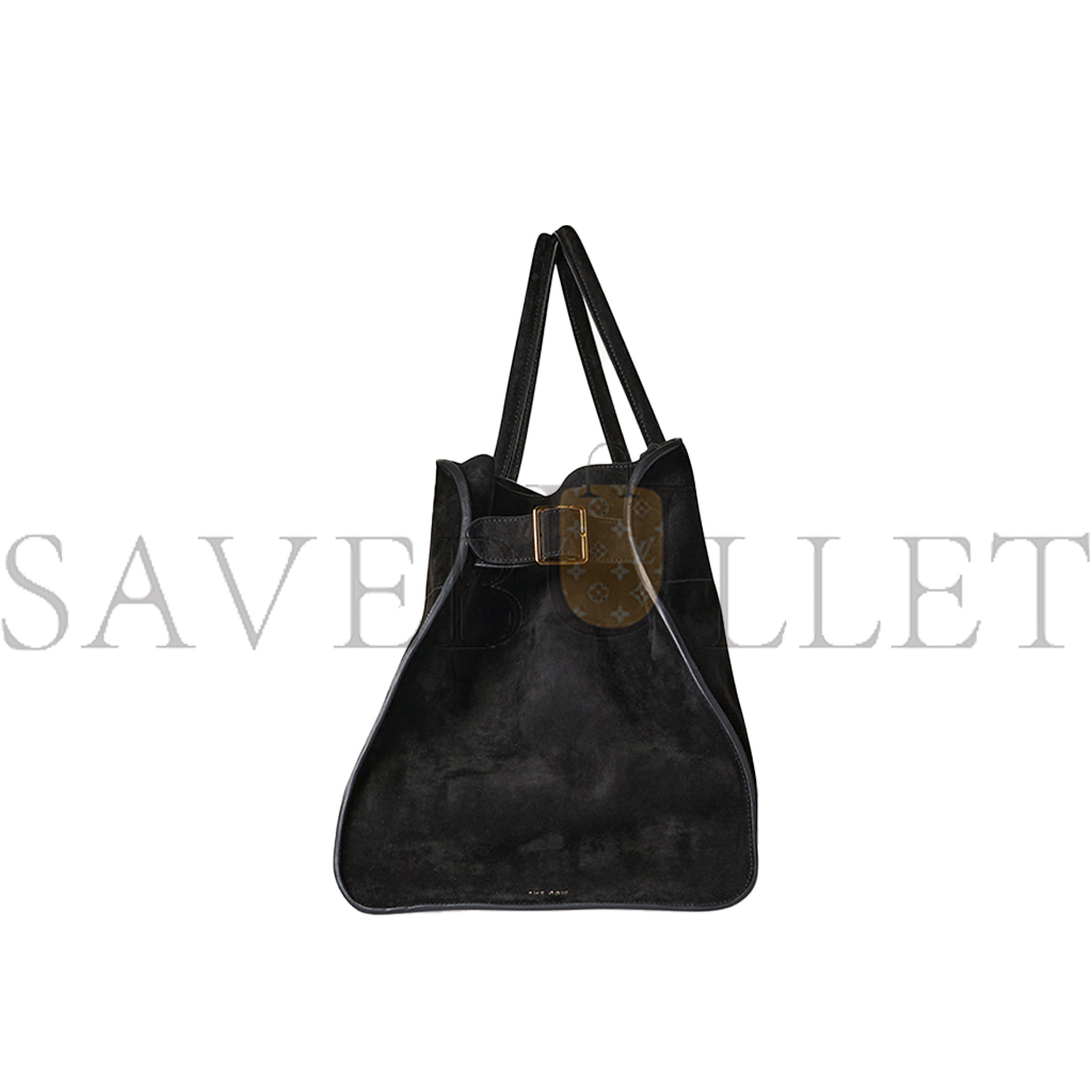 THE ROW SOFT MARGAUX 17 BAG IN SUEDE BLACK W1254L25BLSG (43*30*25cm) THE ROW SOFT MARGAUX 17 BAG IN SUEDE BLACK W1254L25BLSG (43*30*25cm)