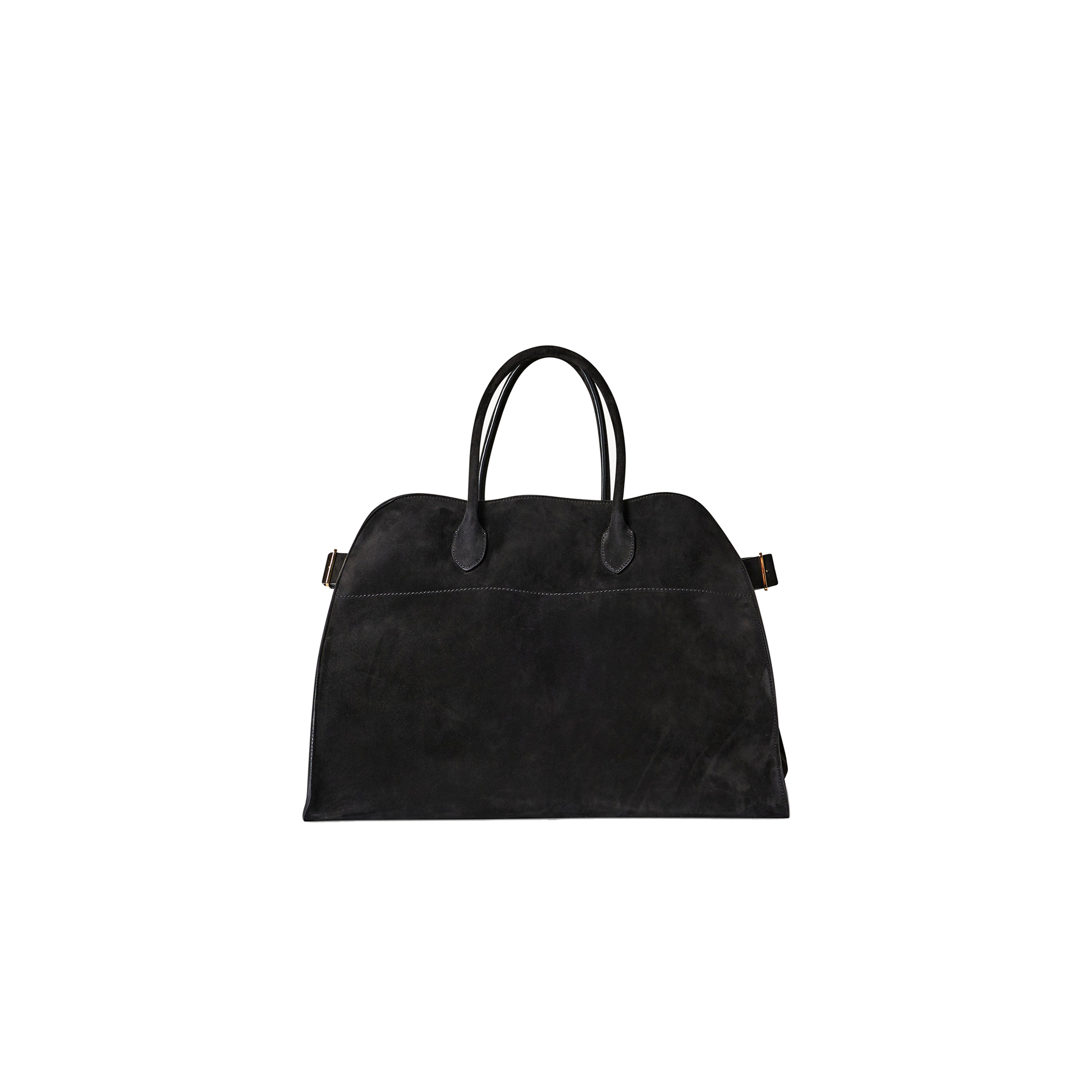THE ROW SOFT MARGAUX 17 BAG IN SUEDE BLACK W1254L25BLSG (43*30*25cm) THE ROW SOFT MARGAUX 17 BAG IN SUEDE BLACK W1254L25BLSG (43*30*25cm)