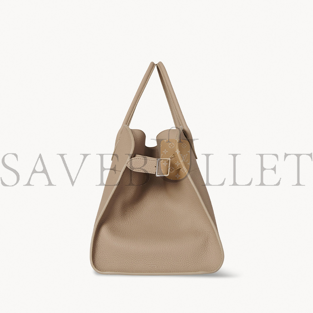 THE ROW SOFT MARGAUX 15 BAG IN LEATHER DARK TAUPE W1255L133DTPL (38*28*23cm) THE ROW SOFT MARGAUX 15 BAG IN LEATHER DARK TAUPE W1255L133DTPL (38*28*23cm)