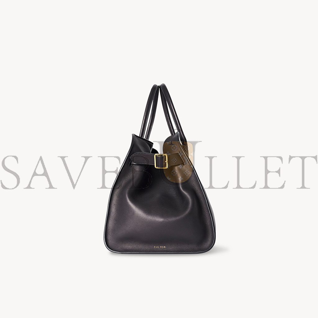 THE ROW SOFT MARGAUX 15 BAG IN LEATHER BLACK W1255L72BLSG (38*28*23cm) THE ROW SOFT MARGAUX 15 BAG IN LEATHER BLACK W1255L72BLSG (38*28*23cm)