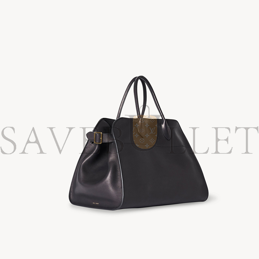 THE ROW SOFT MARGAUX 15 BAG IN LEATHER BLACK W1255L72BLSG (38*28*23cm) THE ROW SOFT MARGAUX 15 BAG IN LEATHER BLACK W1255L72BLSG (38*28*23cm)