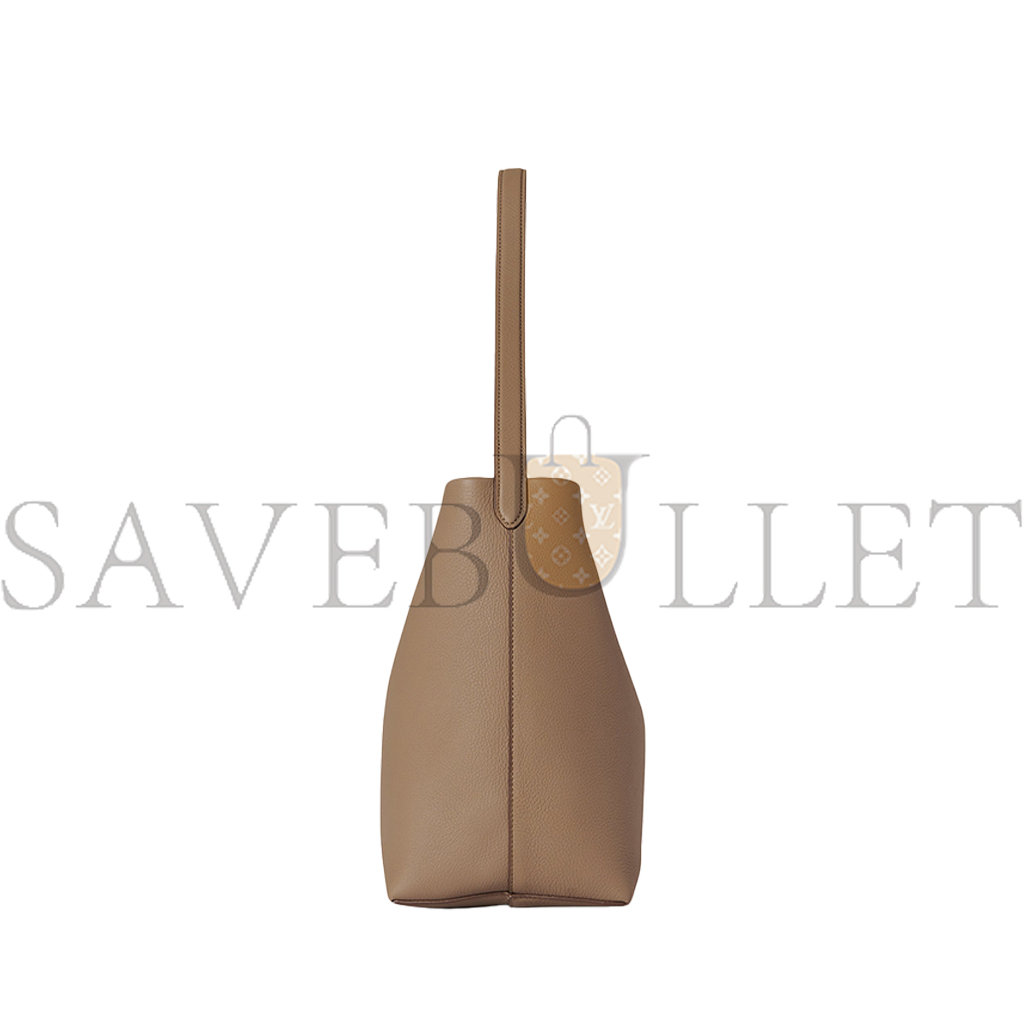 THE ROW MEDIUM NS PARK TOTE BAG IN LEATHER DARK TAUPE W1313L129DTPL (33*28*15cm) THE ROW MEDIUM NS PARK TOTE BAG IN LEATHER DARK TAUPE W1313L129DTPL (33*28*15cm)