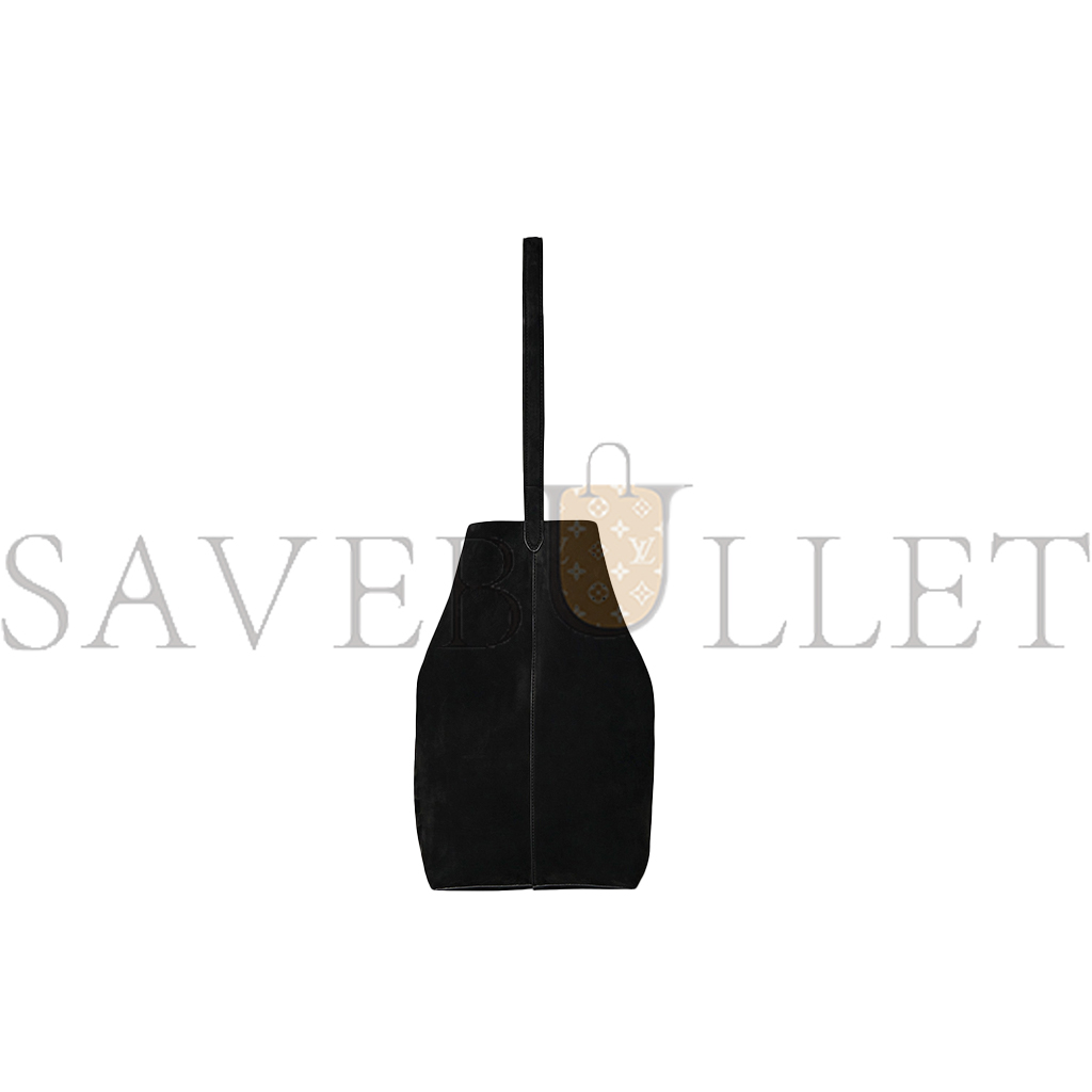 THE ROW MEDIUM NS PARK TOTE BAG IN NUBUCK BLACK W1313L87BLK (33*28*15cm) THE ROW MEDIUM NS PARK TOTE BAG IN NUBUCK BLACK W1313L87BLK (33*28*15cm)