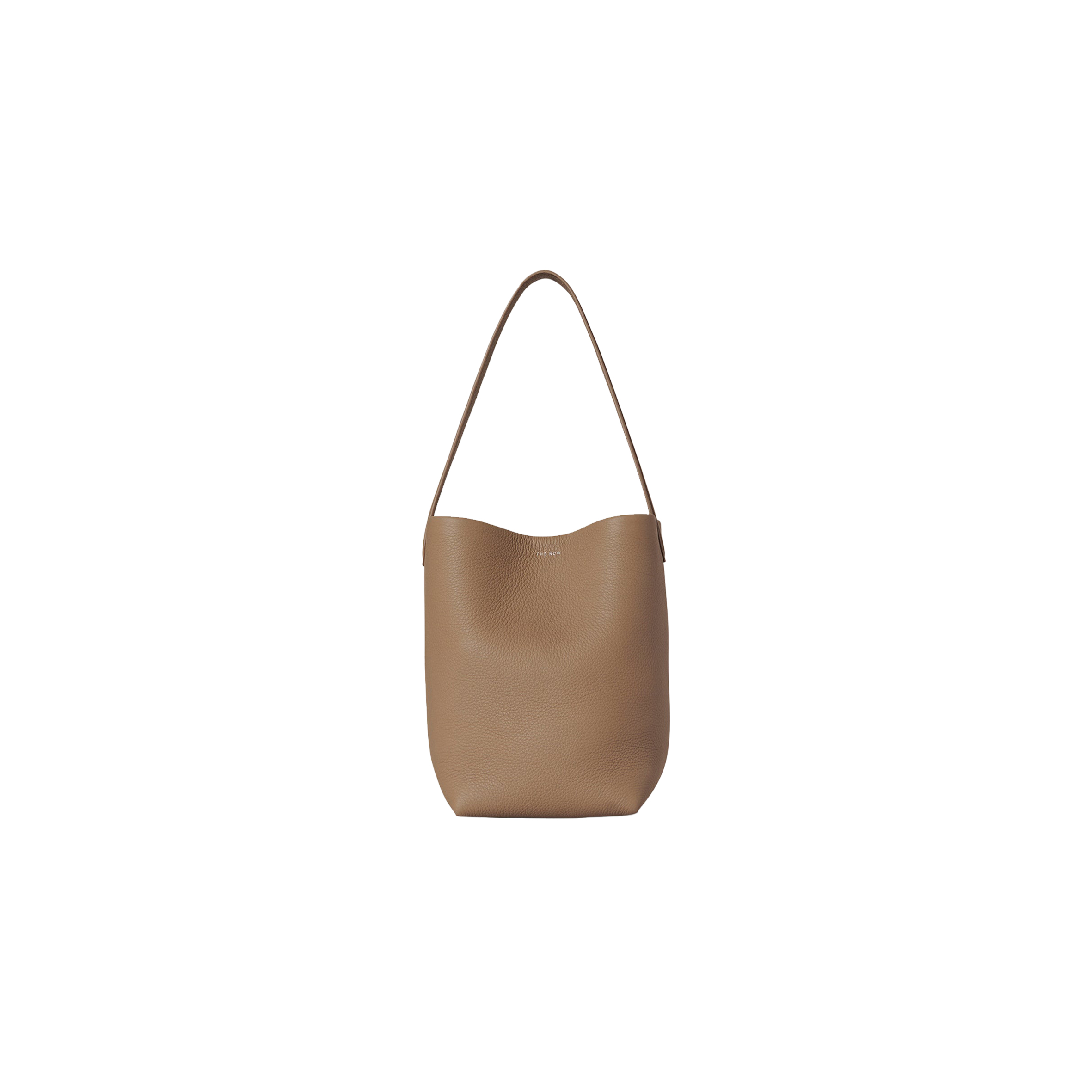THE ROW SMALL NS PARK TOTE IN LEATHER DARK TAUPE W1314L129DTPL (25*22*12cm) THE ROW SMALL NS PARK TOTE IN LEATHER DARK TAUPE W1314L129DTPL (25*22*12cm)