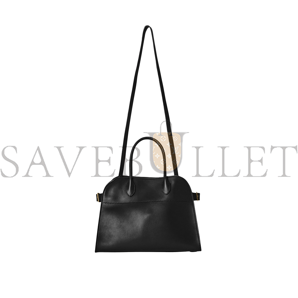 THE ROW SOFT MARGAUX 12 BAG IN LEATHER BLACK W1586L72BLSG (30*23*19cm) THE ROW SOFT MARGAUX 12 BAG IN LEATHER BLACK W1586L72BLSG (30*23*19cm)