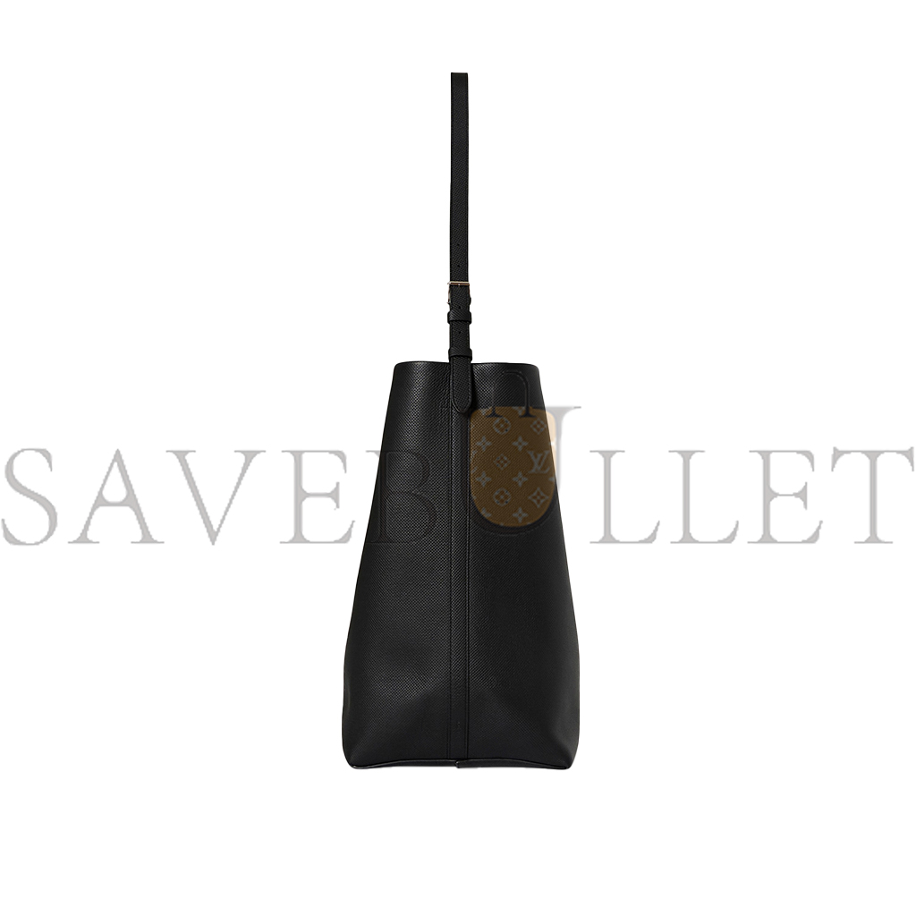 THE ROW LARGE NS SHOULDER BAG IN LEATHER BLACK W1587L72SBLPL (33*28*15cm) THE ROW LARGE NS SHOULDER BAG IN LEATHER BLACK W1587L72SBLPL (33*28*15cm)