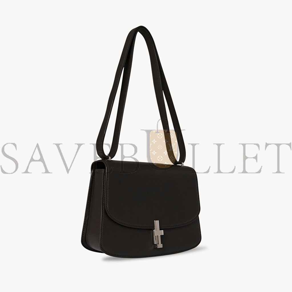 THE ROW SOFIA 8.75 SHOULDER BAG IN LEATHER BLACK W1603L60BLPL (22*15*9cm) THE ROW SOFIA 8.75 SHOULDER BAG IN LEATHER BLACK W1603L60BLPL (22*15*9cm)