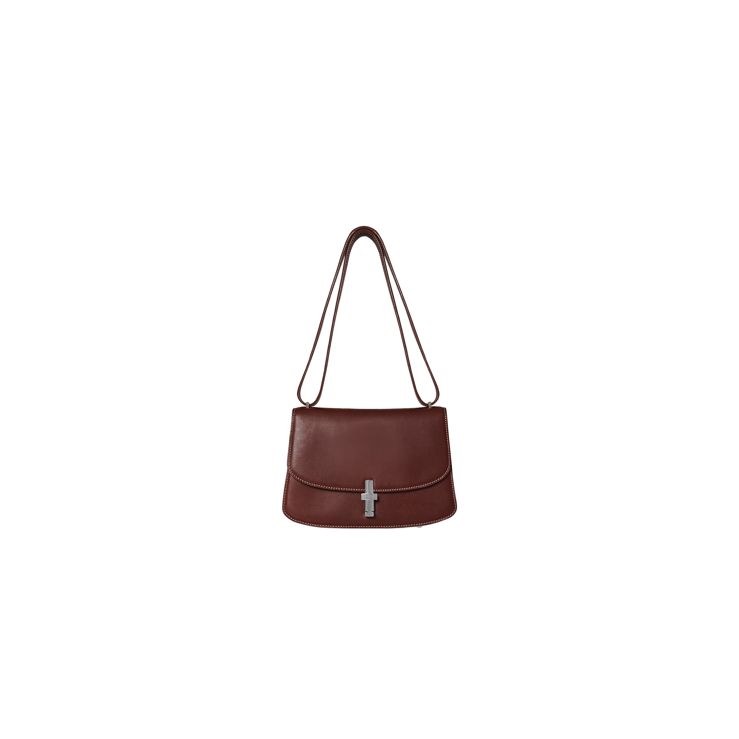 THE ROW SOFIA 8.75 SHOULDER BAG IN LEATHER CHERRY WOOD W1603L60CHYWD (22*15*9cm) THE ROW SOFIA 8.75 SHOULDER BAG IN LEATHER CHERRY WOOD W1603L60CHYWD (22*15*9cm)