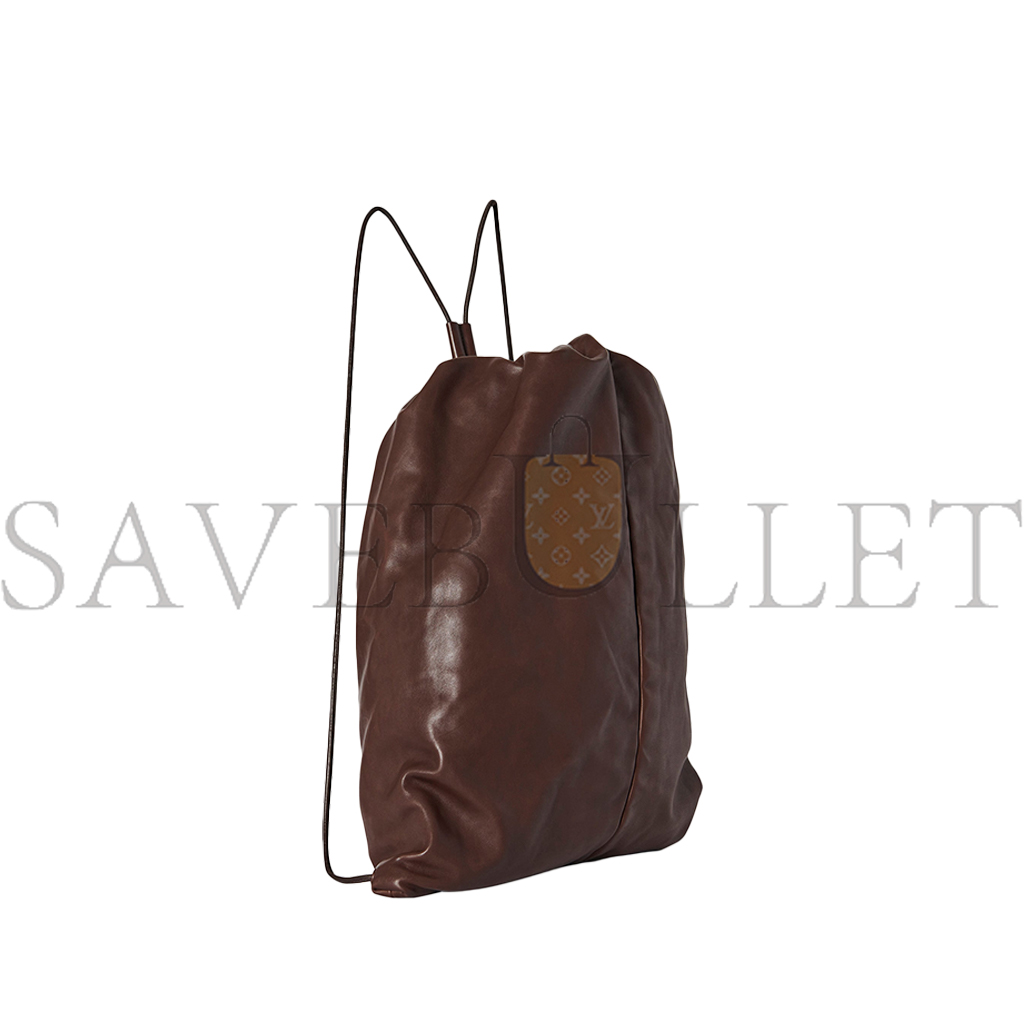 THE ROW PUFFY BACKPACK IN LEATHER CHOCOLATE W1604L114CHPLD (47*28*8cm) THE ROW PUFFY BACKPACK IN LEATHER CHOCOLATE W1604L114CHPLD (47*28*8cm)