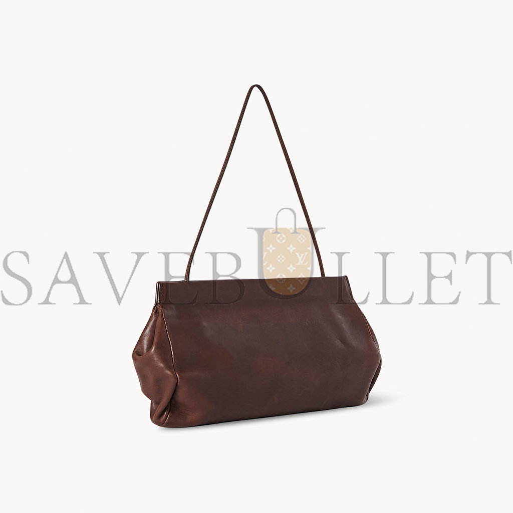 THE ROW ABBY BAG IN LEATHER CHOCOLATE W1605L114CHPLD (27*14*4cm) THE ROW ABBY BAG IN LEATHER CHOCOLATE W1605L114CHPLD (27*14*4cm)