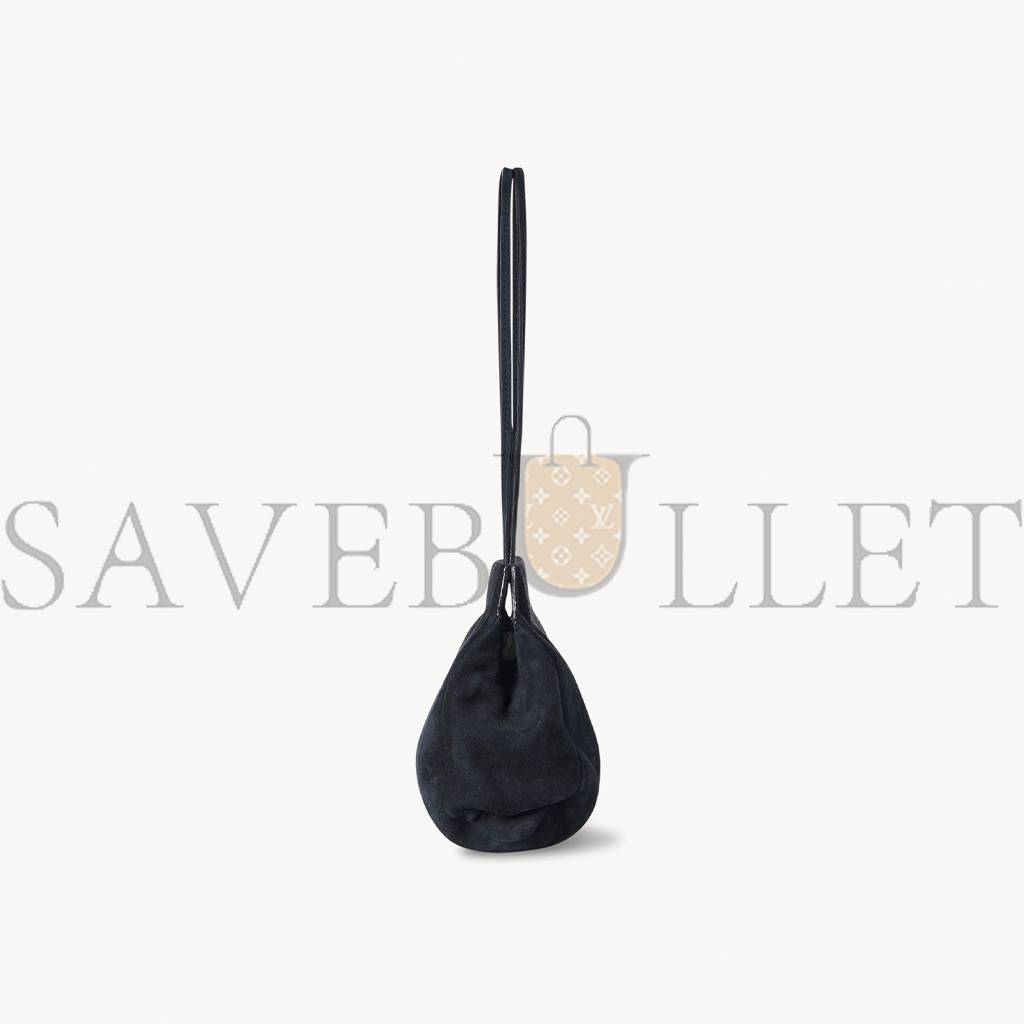 THE ROW ABBY BAG IN SUEDE DARK NAVY W1605L28DNPLD (27*14*4cm) THE ROW ABBY BAG IN SUEDE DARK NAVY W1605L28DNPLD (27*14*4cm)