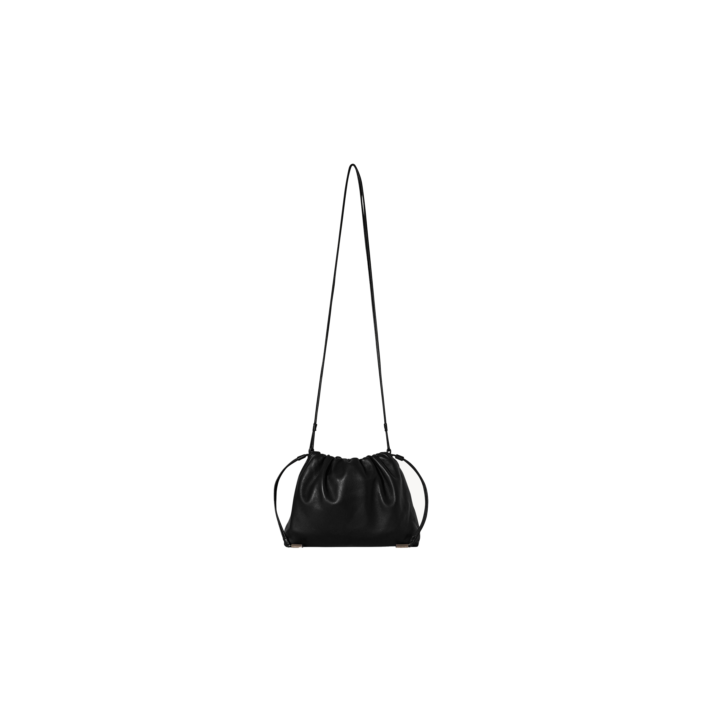 THE ROW ANGY BAG IN LEATHER BLACK W1620L108BAG (30*21*7cm) THE ROW ANGY BAG IN LEATHER BLACK W1620L108BAG (30*21*7cm)