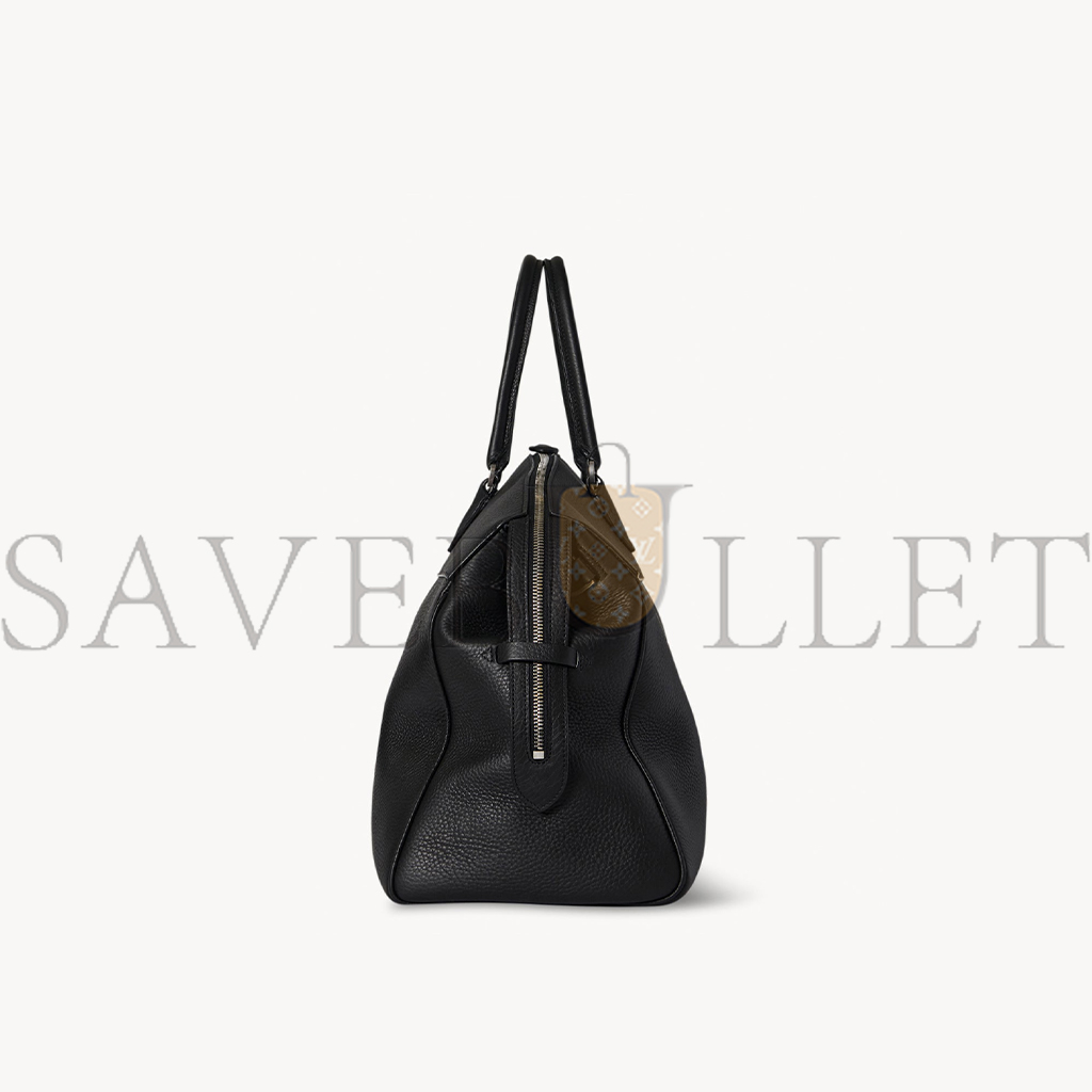 THE ROW GEORGE DUFFLE IN LEATHER BLACK W1630L129BAS (43*30*18cm) THE ROW GEORGE DUFFLE IN LEATHER BLACK W1630L129BAS (43*30*18cm)