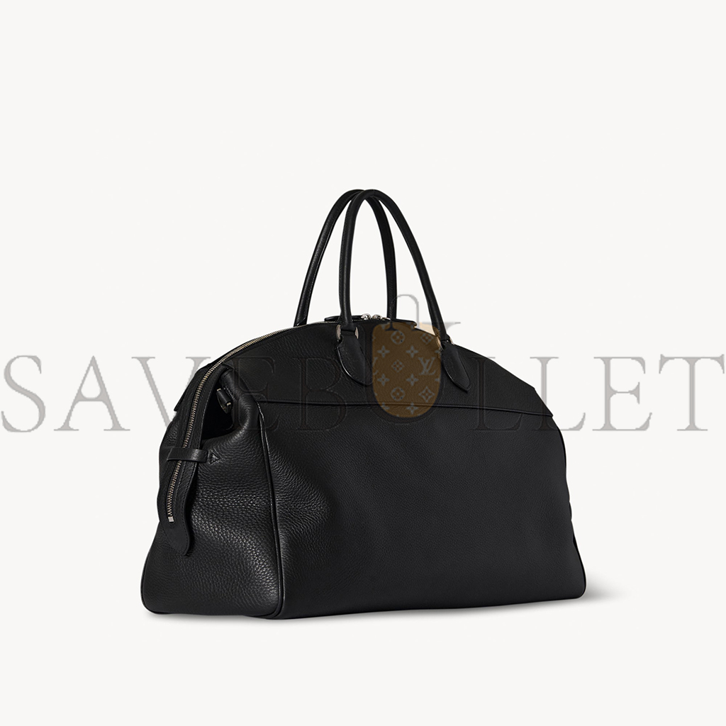 THE ROW GEORGE DUFFLE IN LEATHER BLACK W1630L129BAS (43*30*18cm) THE ROW GEORGE DUFFLE IN LEATHER BLACK W1630L129BAS (43*30*18cm)