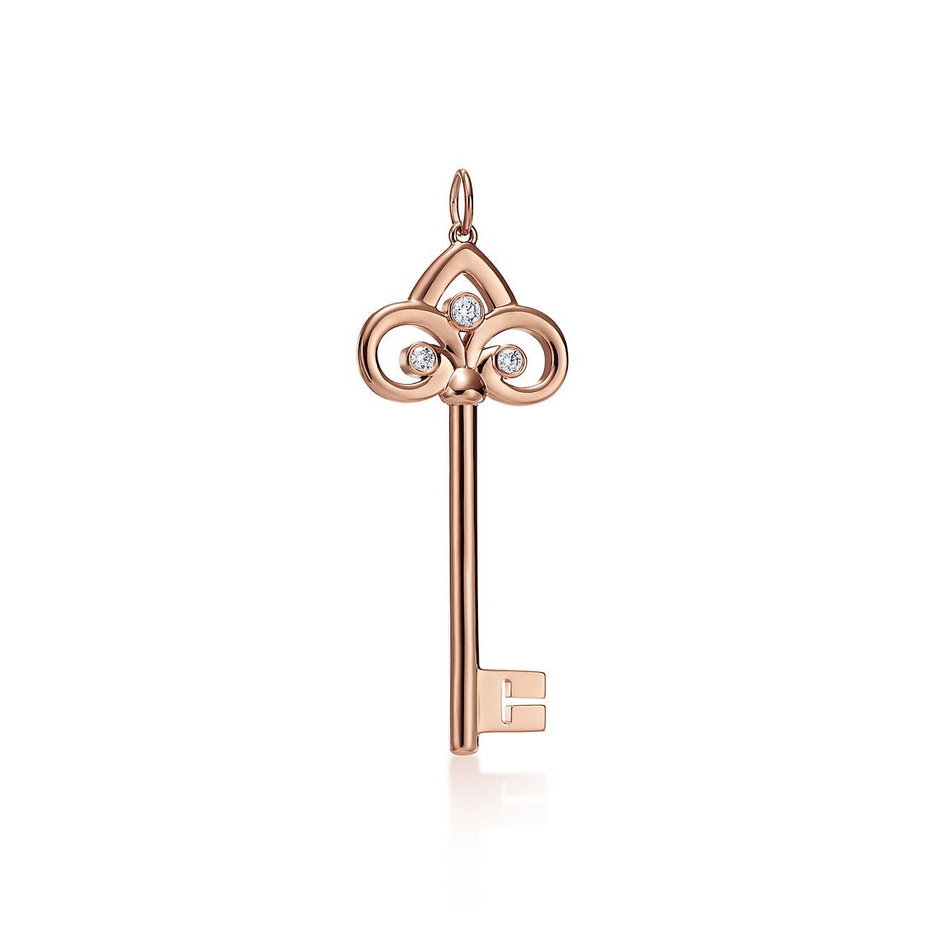 TIFFANY KEYS FLEUR DE LIS KEY PENDANT TIFFANY KEYS FLEUR DE LIS KEY PENDANT