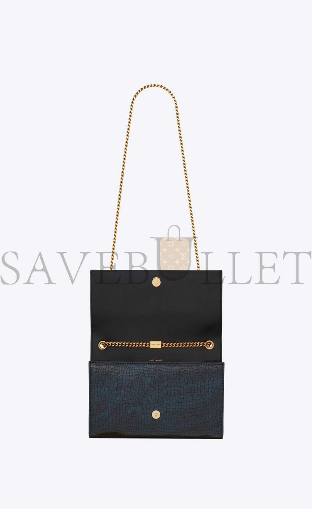YSL KATE MEDIUM CHAIN BAG WITH TASSEL IN SHINY CROCODILE-EMBOSSED LEATHER 354119AAAY14083 (24*14.5*5.5cm) YSL KATE MEDIUM CHAIN BAG WITH TASSEL IN SHINY CROCODILE-EMBOSSED LEATHER 354119AAAY14083 (24*14.5*5.5cm)
