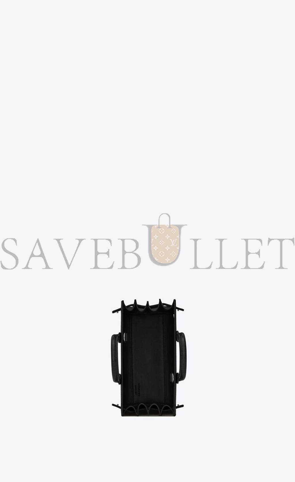 YSL SAC DE JOUR NANO IN EMBOSSED CROCODILE SHINY LEATHER 392035DND1N1000 (22*18*10.5cm) YSL SAC DE JOUR NANO IN EMBOSSED CROCODILE SHINY LEATHER 392035DND1N1000 (22*18*10.5cm)