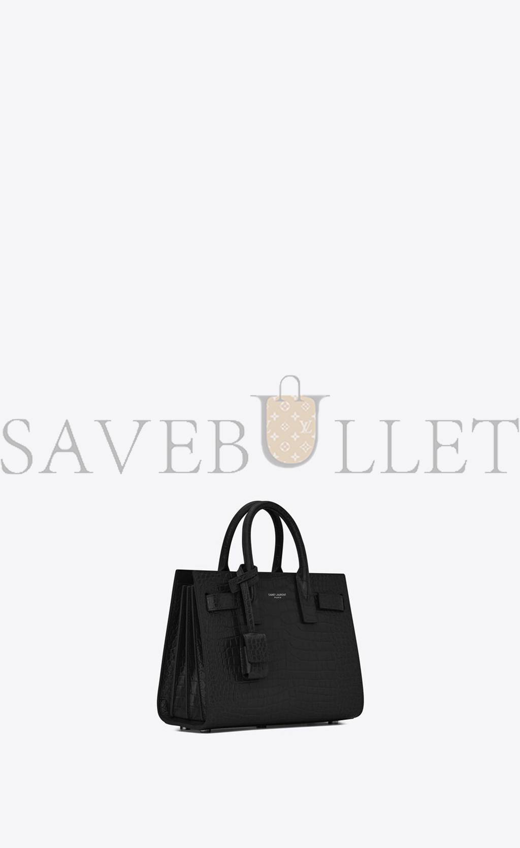 YSL SAC DE JOUR NANO IN EMBOSSED CROCODILE SHINY LEATHER 392035DND1N1000 (22*18*10.5cm) YSL SAC DE JOUR NANO IN EMBOSSED CROCODILE SHINY LEATHER 392035DND1N1000 (22*18*10.5cm)