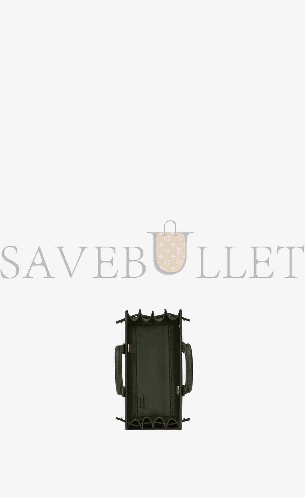 YSL SAC DE JOUR NANO IN EMBOSSED CROCODILE SHINY LEATHER 392035DND1N3045 (22*18*10.5cm) YSL SAC DE JOUR NANO IN EMBOSSED CROCODILE SHINY LEATHER 392035DND1N3045 (22*18*10.5cm)
