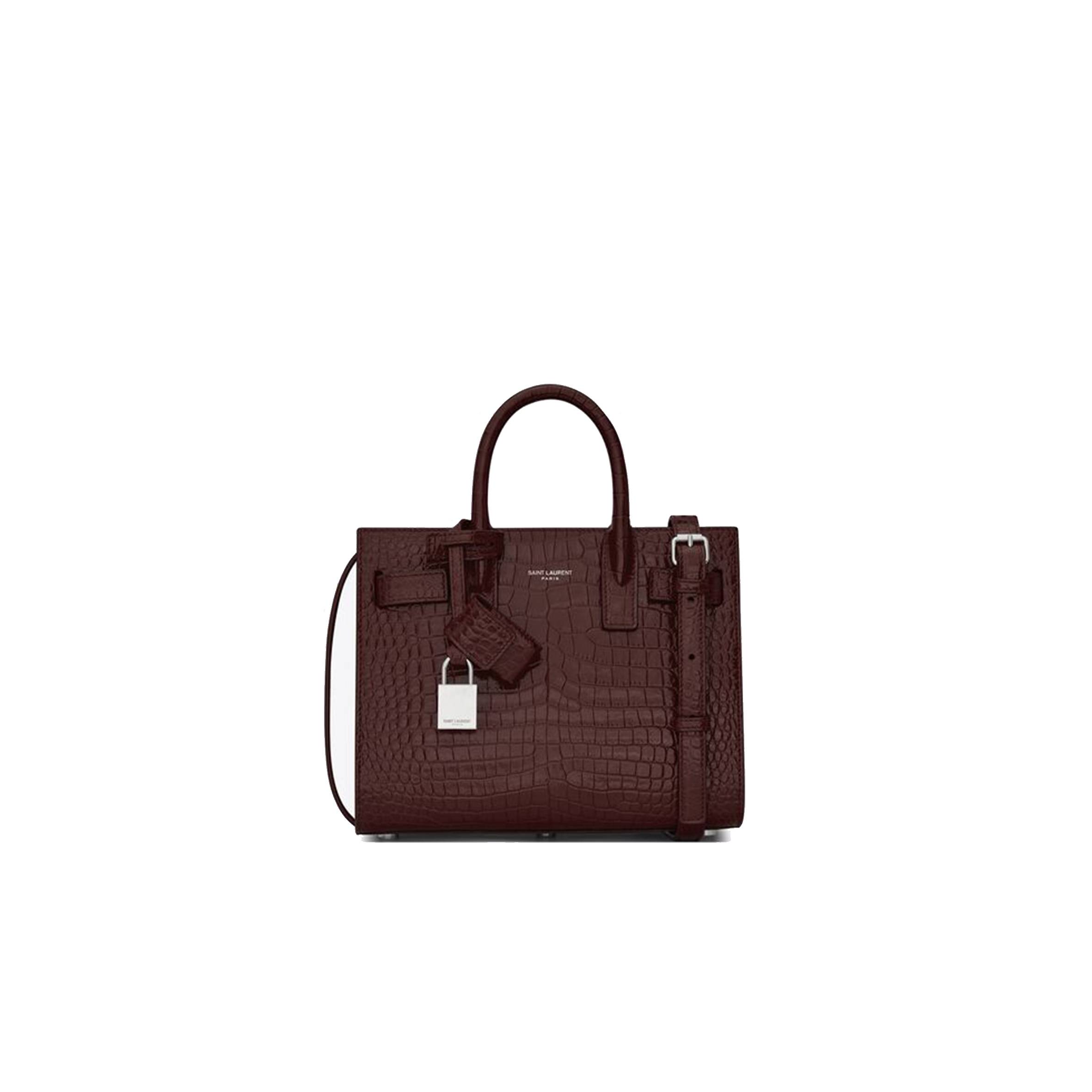 YSL SAC DE JOUR NANO IN EMBOSSED CROCODILE SHINY LEATHER 392035DND1N6475 (22*18*10.5cm) YSL SAC DE JOUR NANO IN EMBOSSED CROCODILE SHINY LEATHER 392035DND1N6475 (22*18*10.5cm)