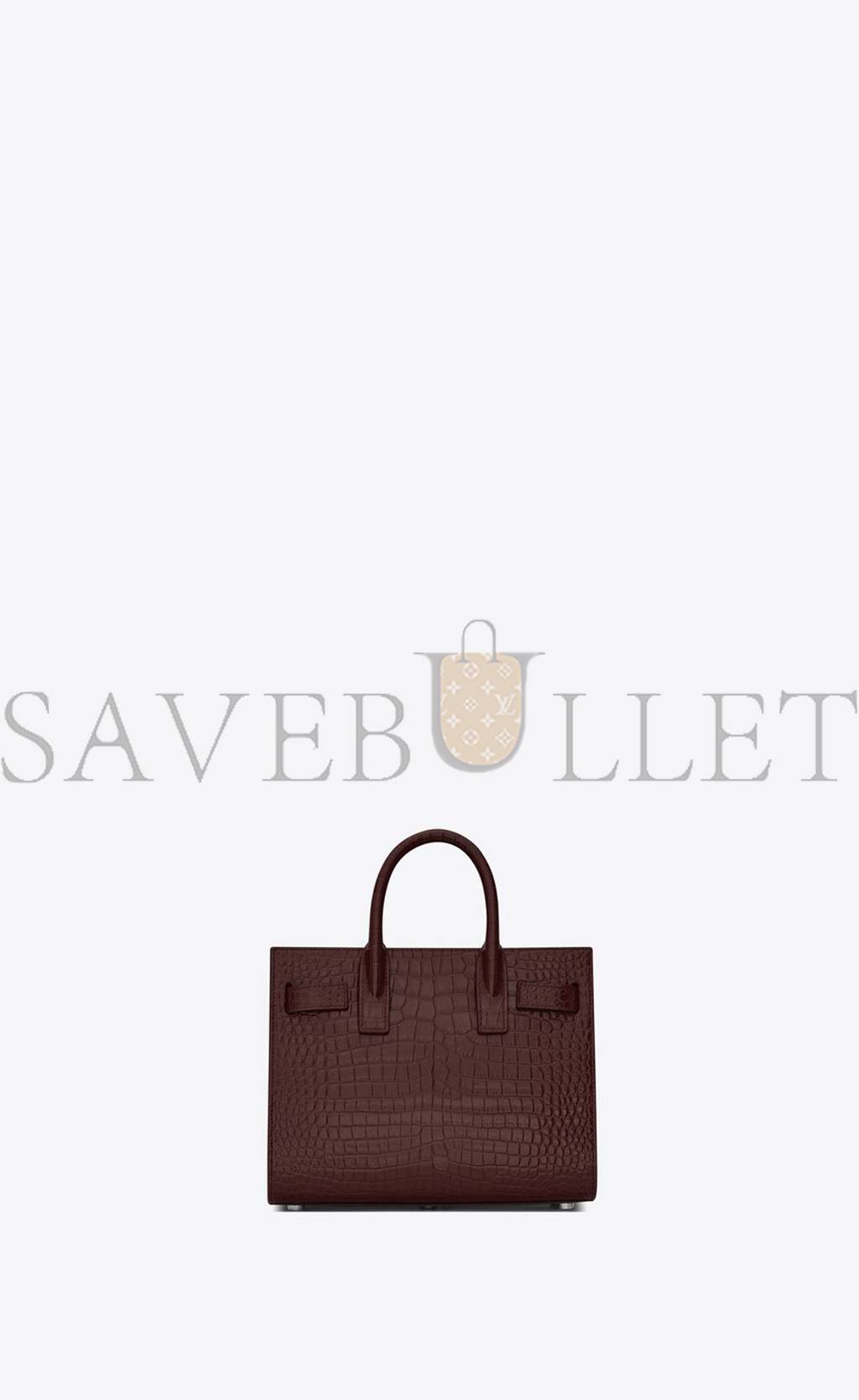 YSL SAC DE JOUR NANO IN EMBOSSED CROCODILE SHINY LEATHER 392035DND1N6475 (22*18*10.5cm) YSL SAC DE JOUR NANO IN EMBOSSED CROCODILE SHINY LEATHER 392035DND1N6475 (22*18*10.5cm)
