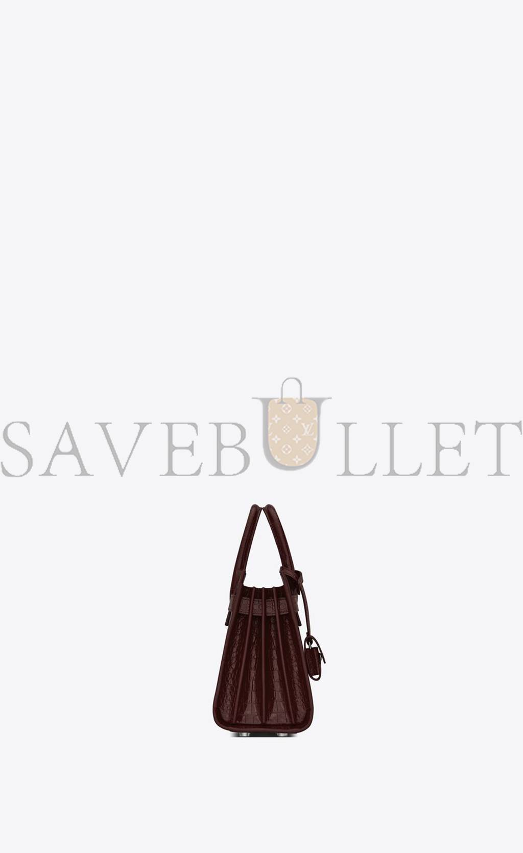 YSL SAC DE JOUR NANO IN EMBOSSED CROCODILE SHINY LEATHER 392035DND1N6475 (22*18*10.5cm) YSL SAC DE JOUR NANO IN EMBOSSED CROCODILE SHINY LEATHER 392035DND1N6475 (22*18*10.5cm)
