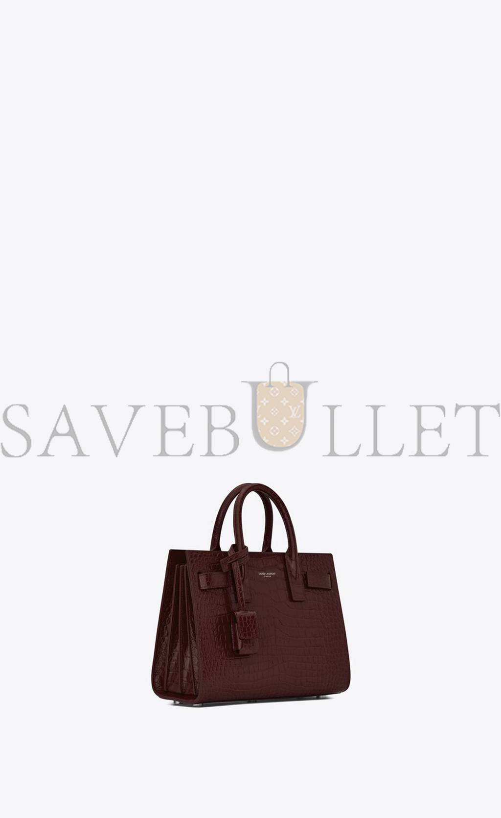 YSL SAC DE JOUR NANO IN EMBOSSED CROCODILE SHINY LEATHER 392035DND1N6475 (22*18*10.5cm) YSL SAC DE JOUR NANO IN EMBOSSED CROCODILE SHINY LEATHER 392035DND1N6475 (22*18*10.5cm)