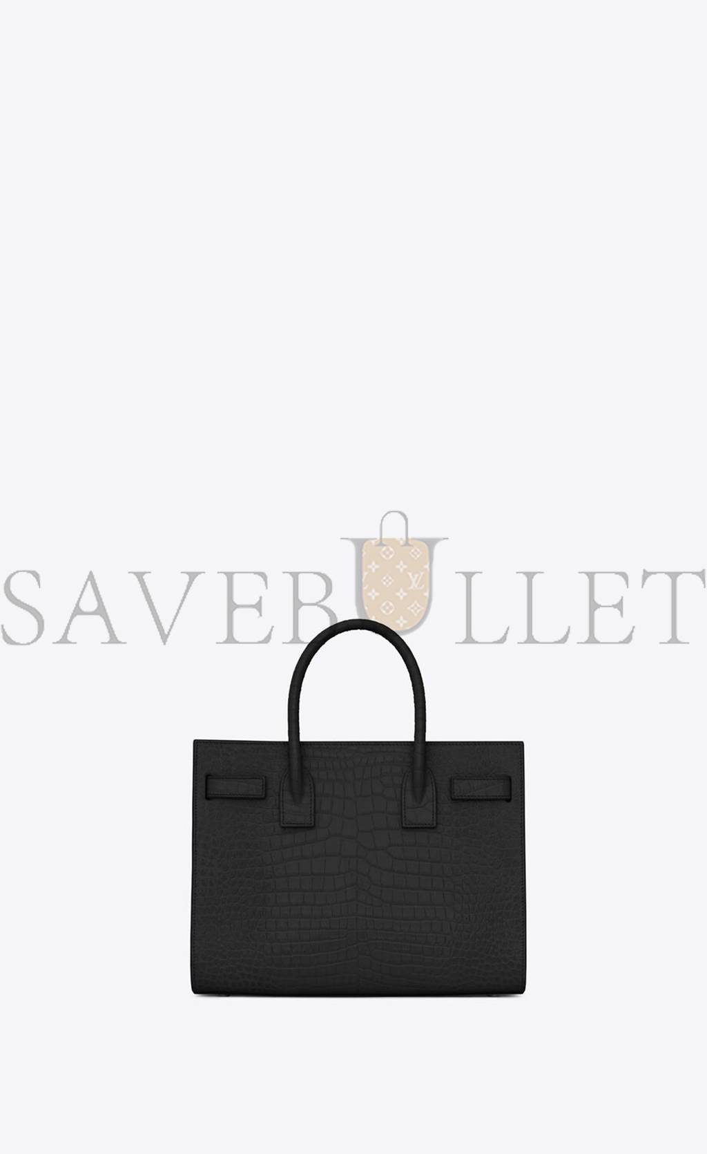 YSL SAC DE JOUR BABY IN EMBOSSED CROCODILE SHINY LEATHER 421863DND1N1000 (26*20.5*12.5cm) YSL SAC DE JOUR BABY IN EMBOSSED CROCODILE SHINY LEATHER 421863DND1N1000 (26*20.5*12.5cm)