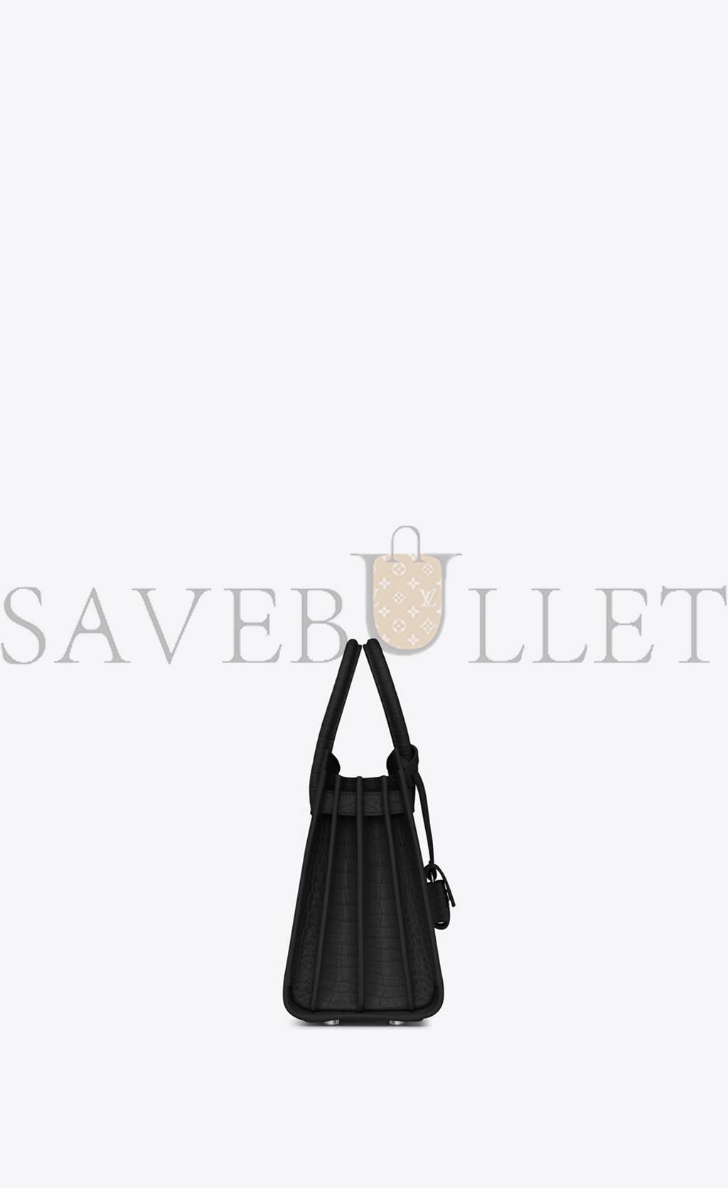 YSL SAC DE JOUR BABY IN EMBOSSED CROCODILE SHINY LEATHER 421863DND1N1000 (26*20.5*12.5cm) YSL SAC DE JOUR BABY IN EMBOSSED CROCODILE SHINY LEATHER 421863DND1N1000 (26*20.5*12.5cm)