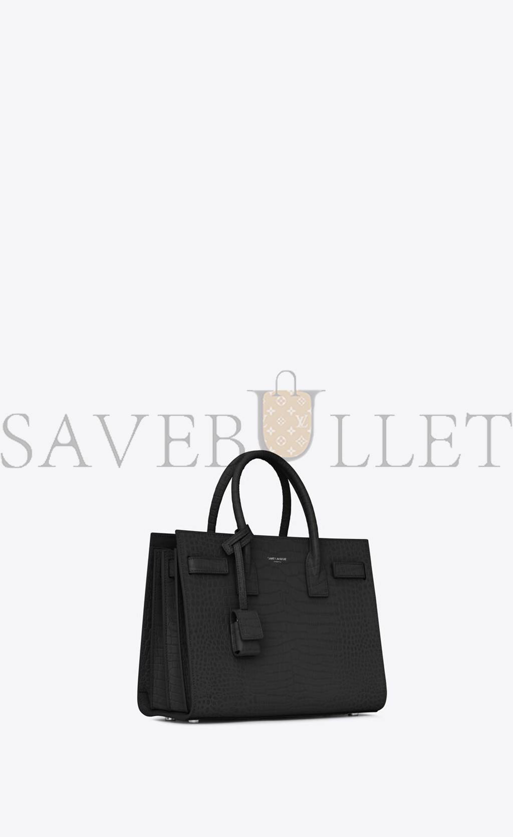 YSL SAC DE JOUR BABY IN EMBOSSED CROCODILE SHINY LEATHER 421863DND1N1000 (26*20.5*12.5cm) YSL SAC DE JOUR BABY IN EMBOSSED CROCODILE SHINY LEATHER 421863DND1N1000 (26*20.5*12.5cm)