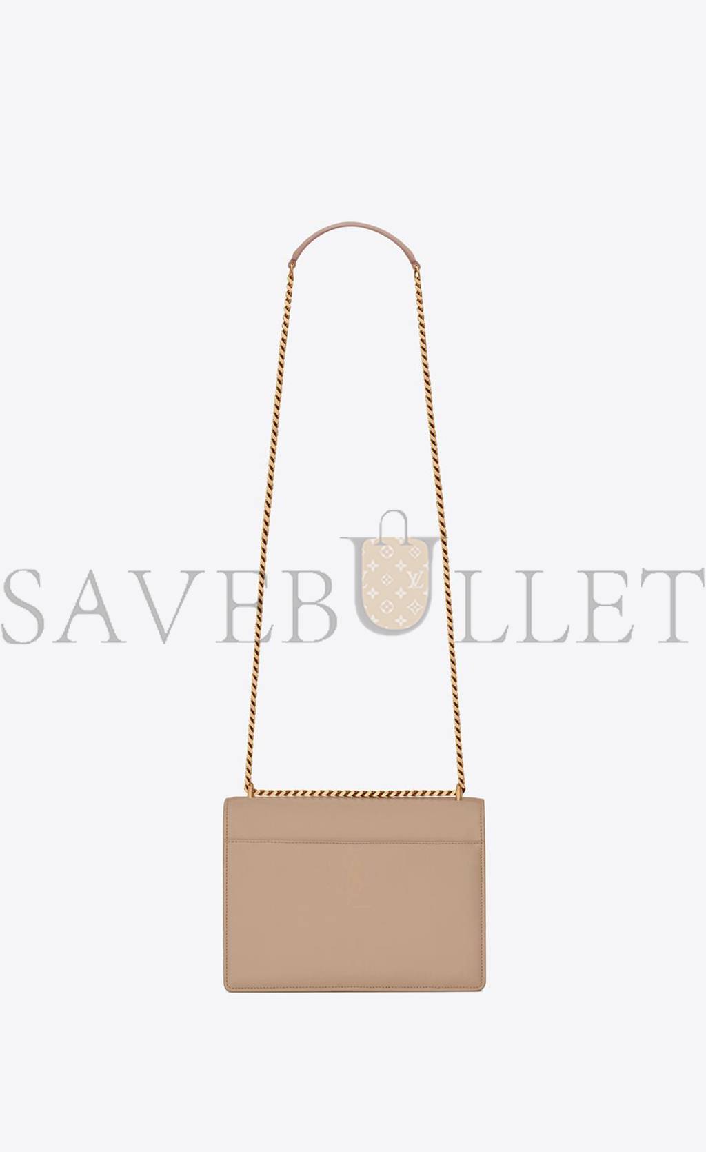 YSL SUNSET MEDIUM CHAIN BAG IN SMOOTH LEATHER 442906D420W2721 (22*16*6.5cm) YSL SUNSET MEDIUM CHAIN BAG IN SMOOTH LEATHER 442906D420W2721 (22*16*6.5cm)