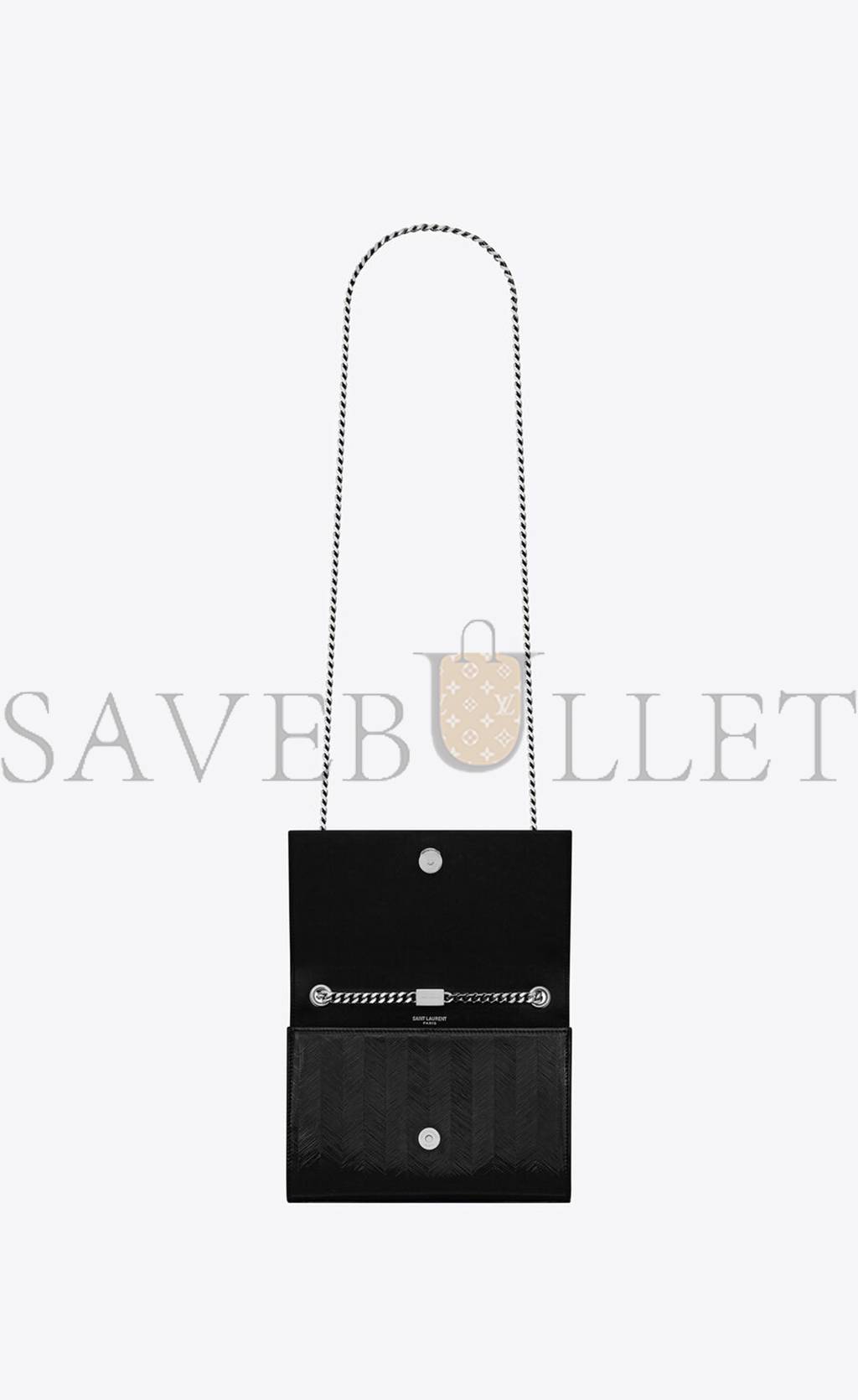 YSL KATE SMALL CHAIN BAG WITH TASSEL IN CHEVRON PATENT LEATHER 474366AAAWI1000 (20*12.5*5cm) YSL KATE SMALL CHAIN BAG WITH TASSEL IN CHEVRON PATENT LEATHER 474366AAAWI1000 (20*12.5*5cm)