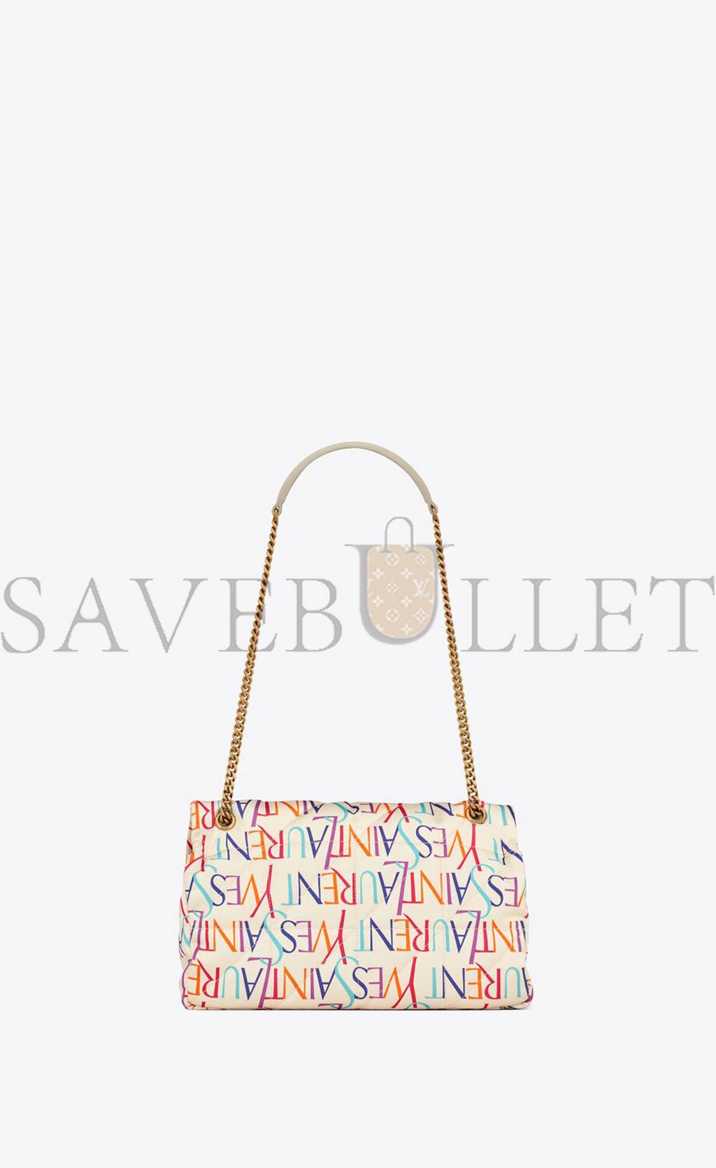 YSL JAMIE MEDIUM CHAIN BAG IN PRINTED YVES SAINT LAURENT SILK 515821FAASJ9076 (25*15*7.5CM) YSL JAMIE MEDIUM CHAIN BAG IN PRINTED YVES SAINT LAURENT SILK 515821FAASJ9076 (25*15*7.5CM)
