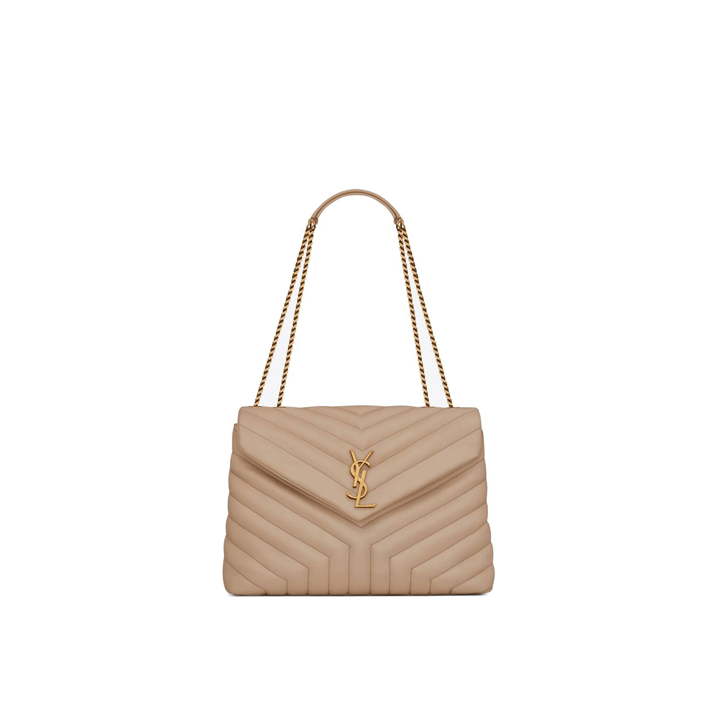 YSL LOULOU MEDIUM CHAIN BAG IN QUILTED LEATHER 574946DV7272721 (32*22*12cm) YSL LOULOU MEDIUM CHAIN BAG IN QUILTED LEATHER 574946DV7272721 (32*22*12cm)