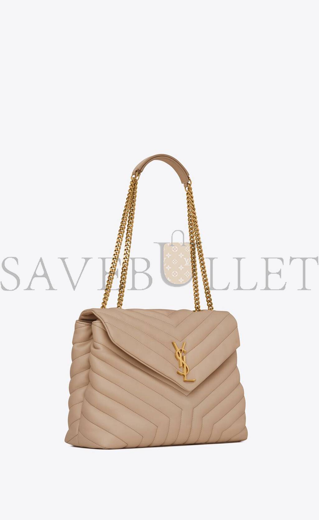 YSL LOULOU MEDIUM CHAIN BAG IN QUILTED LEATHER 574946DV7272721 (32*22*12cm) YSL LOULOU MEDIUM CHAIN BAG IN QUILTED LEATHER 574946DV7272721 (32*22*12cm)