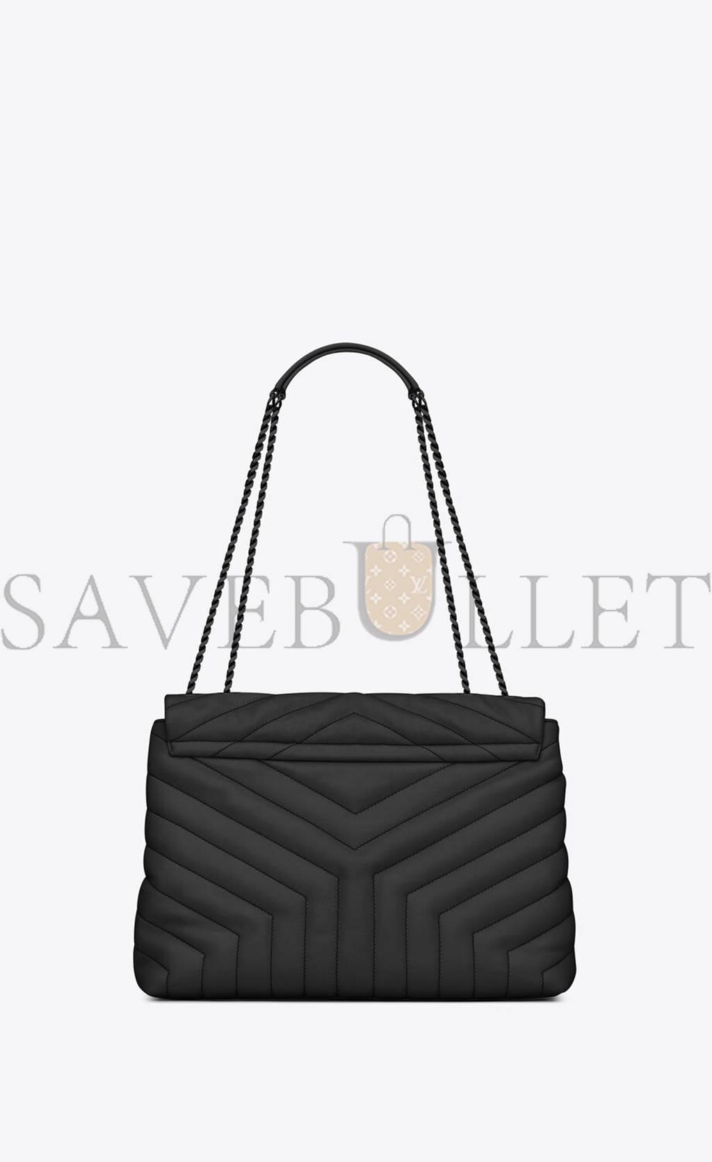 YSL LOULOU MEDIUM CHAIN BAG IN QUILTED LEATHER 574946DV7281000 (32*22*12cm) YSL LOULOU MEDIUM CHAIN BAG IN QUILTED LEATHER 574946DV7281000 (32*22*12cm)