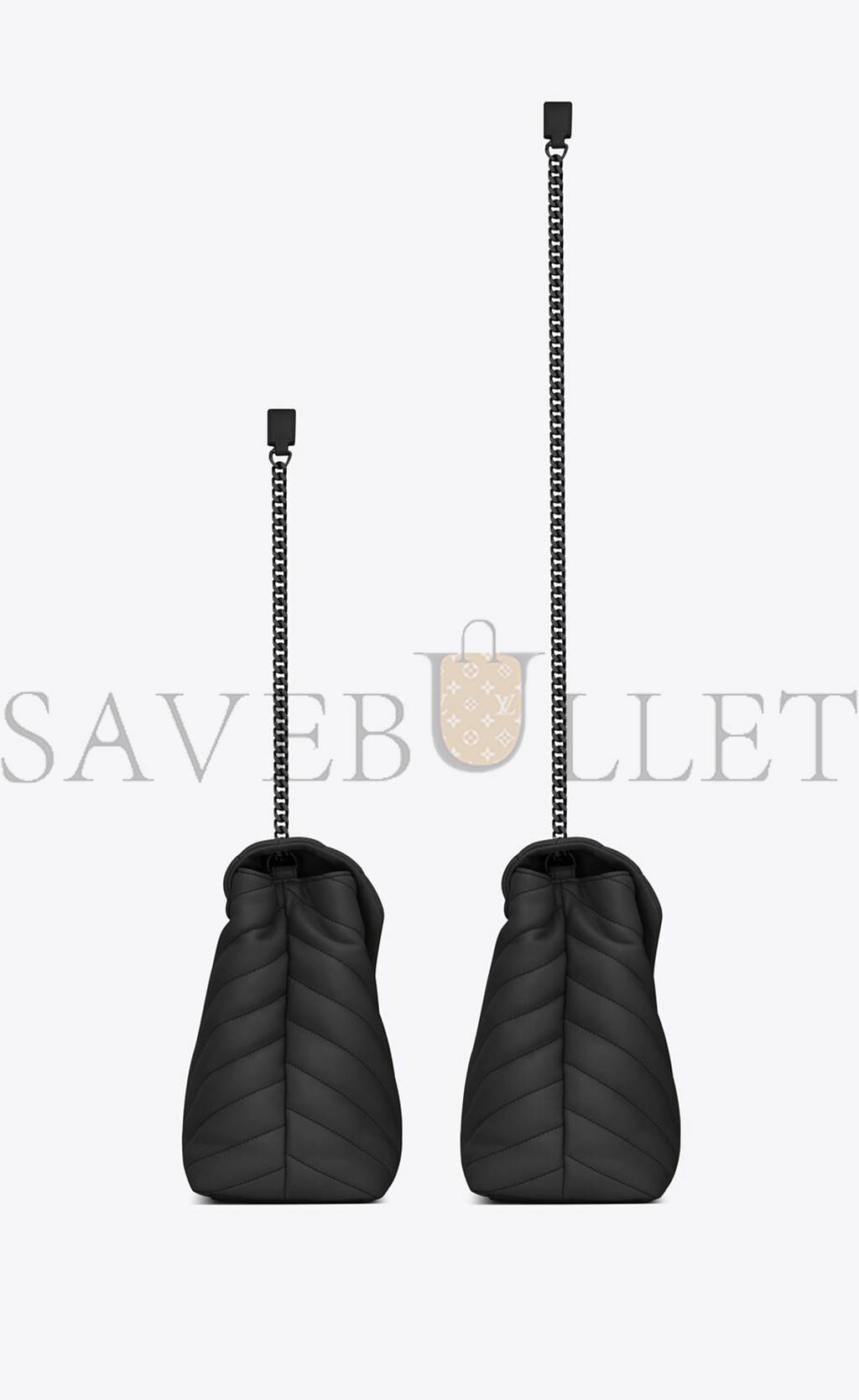 YSL LOULOU MEDIUM CHAIN BAG IN QUILTED LEATHER 574946DV7281000 (32*22*12cm) YSL LOULOU MEDIUM CHAIN BAG IN QUILTED LEATHER 574946DV7281000 (32*22*12cm)