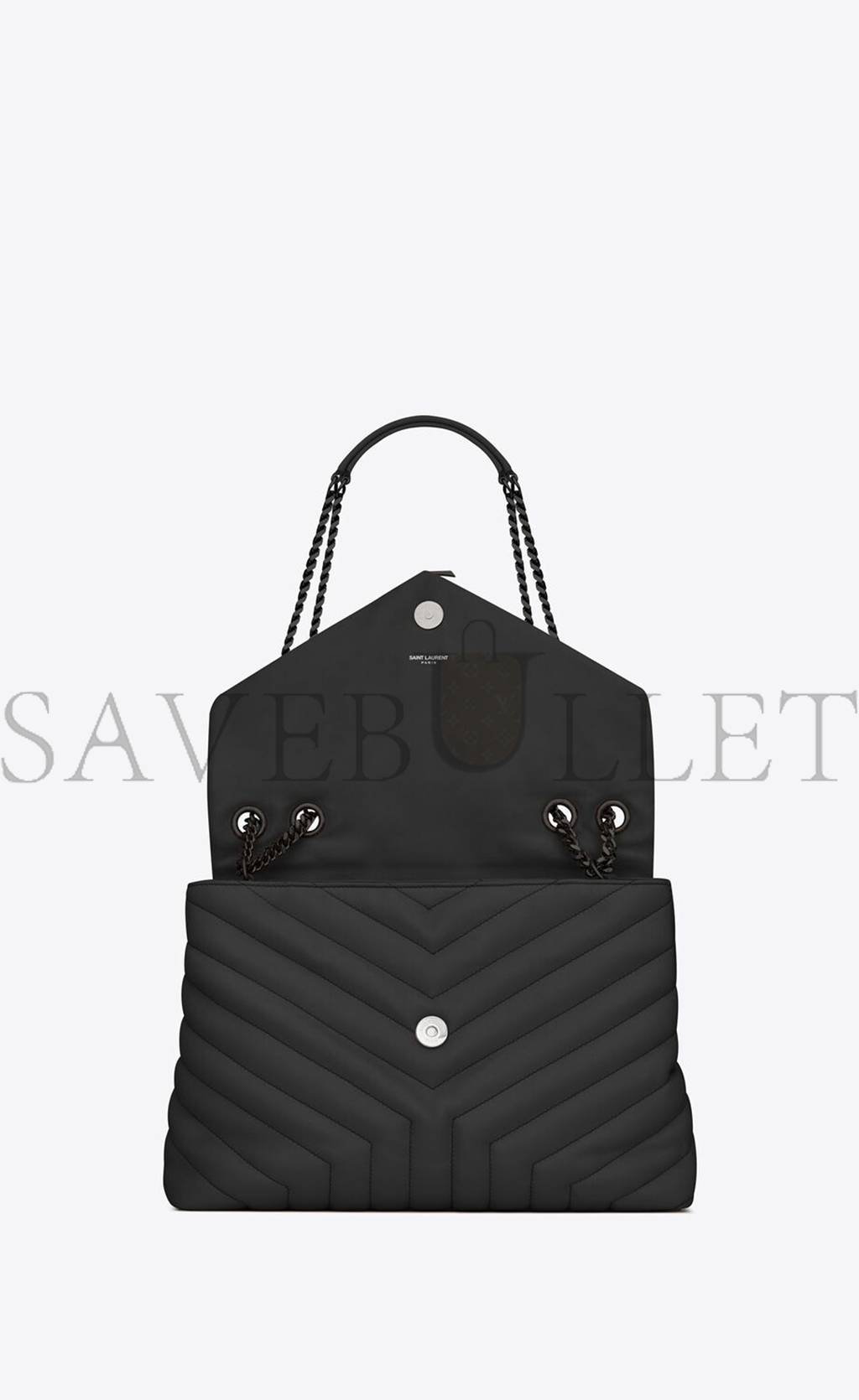 YSL LOULOU MEDIUM CHAIN BAG IN QUILTED LEATHER 574946DV7281000 (32*22*12cm) YSL LOULOU MEDIUM CHAIN BAG IN QUILTED LEATHER 574946DV7281000 (32*22*12cm)