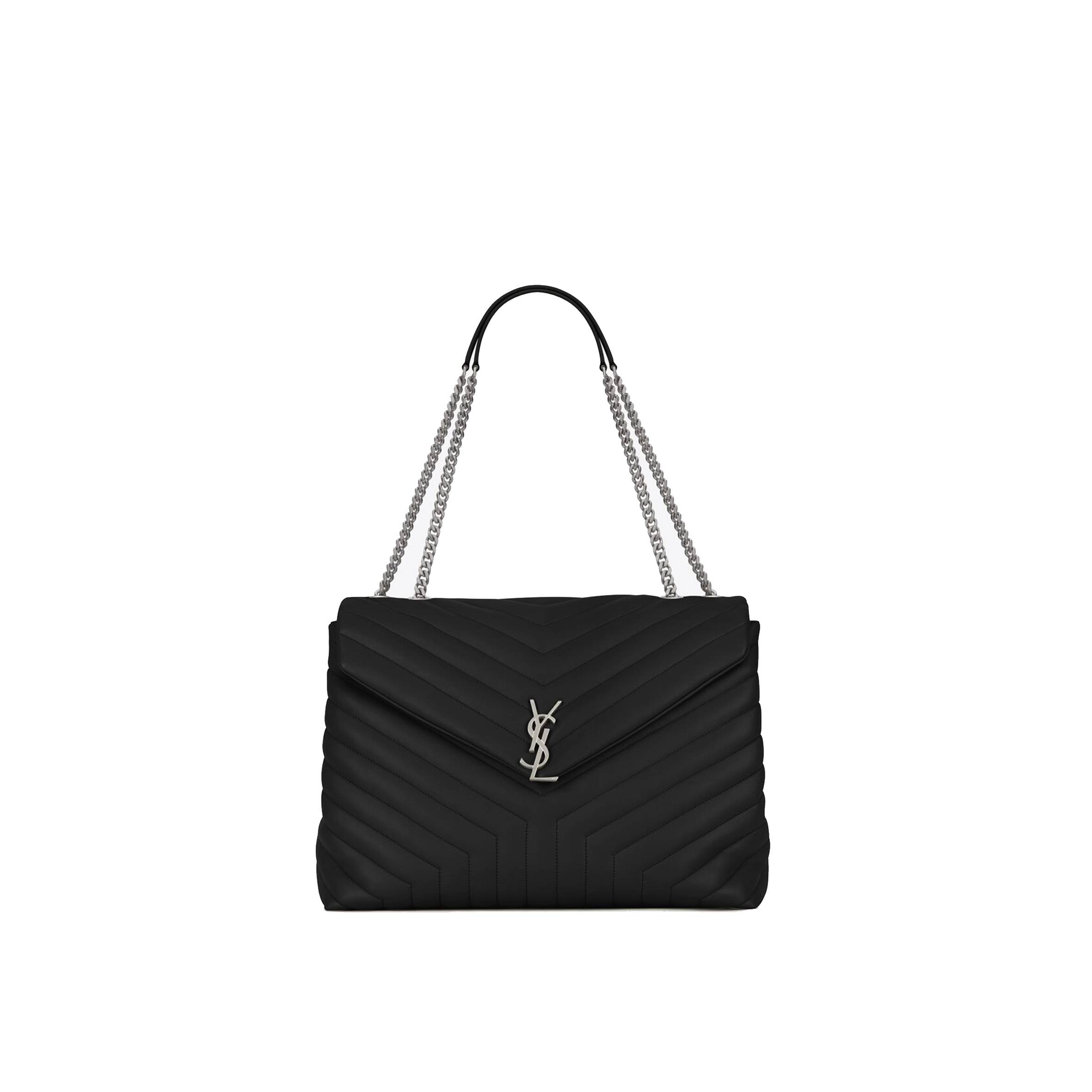 YSL LOULOU LARGE CHAIN BAG IN QUILTED LEATHER 574947DV7261000 (38*27*14cm) YSL LOULOU LARGE CHAIN BAG IN QUILTED LEATHER 574947DV7261000 (38*27*14cm)