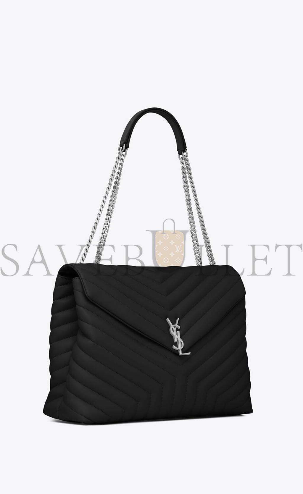 YSL LOULOU LARGE CHAIN BAG IN QUILTED LEATHER 574947DV7261000 (38*27*14cm) YSL LOULOU LARGE CHAIN BAG IN QUILTED LEATHER 574947DV7261000 (38*27*14cm)