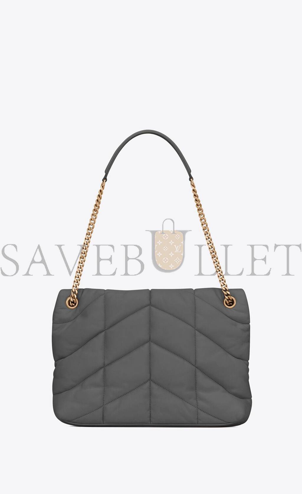 YSL PUFFER MEDIUM CHAIN BAG IN QUILTED LAMBSKIN 5774751EL071112 (35*23*13.5cm)